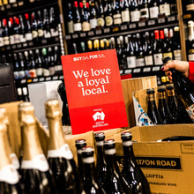 Load image into Gallery viewer, A4 Counter Card - Buy SA. For SA. - We love a loyal local