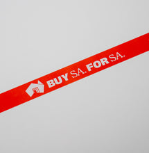 Load image into Gallery viewer, Buy SA. For SA. Roll of 50 laminated shelf strips 900mm x 30mm size