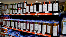 Load image into Gallery viewer, Buy SA. For SA. Roll of 50 laminated shelf strips 900mm x 30mm size
